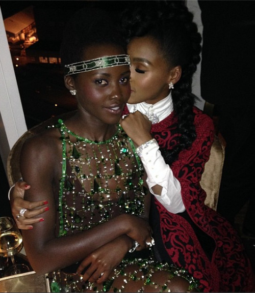 thenerdsaurus:Lupita Nyong'o &amp; Janelle Monae