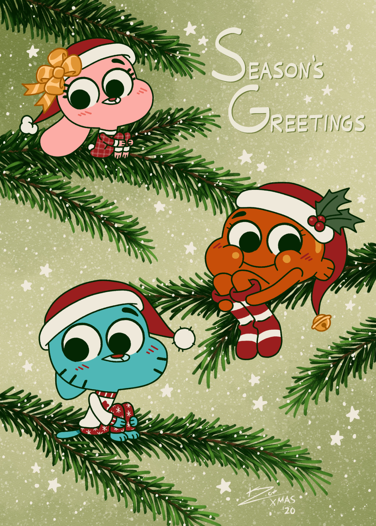 Merry Christmas And Happy Holidayspixiv Link Tumblr Pics 