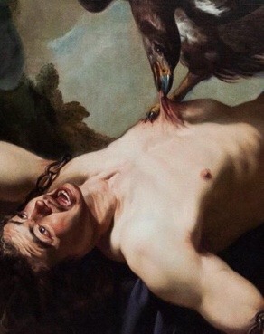 21primitive:  Theodoor Rombouts: “Prometheus” (Detail)