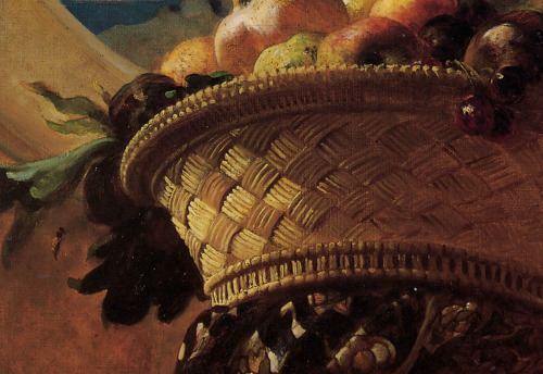 darkmacademia: details / girl with a basket of fruit (1863), frederic leighton