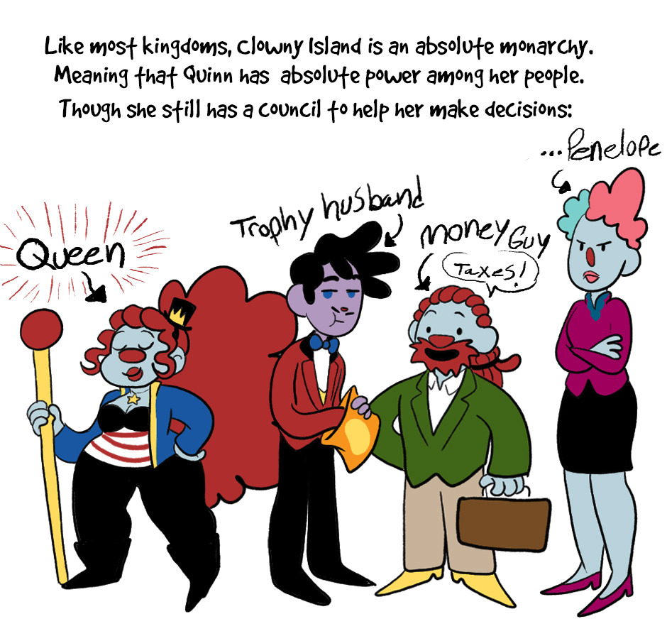 absolute monarchy cartoon