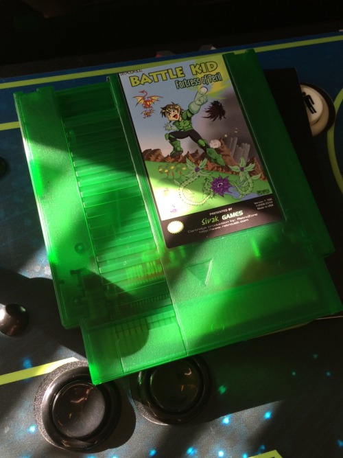 I got this nice green cartridge filled with suffering for my birthday