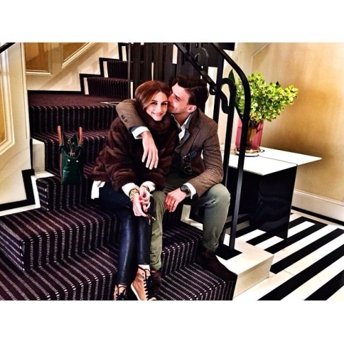 allsignspointtonorth: Olivia Palermo &amp; Johannes Huebl