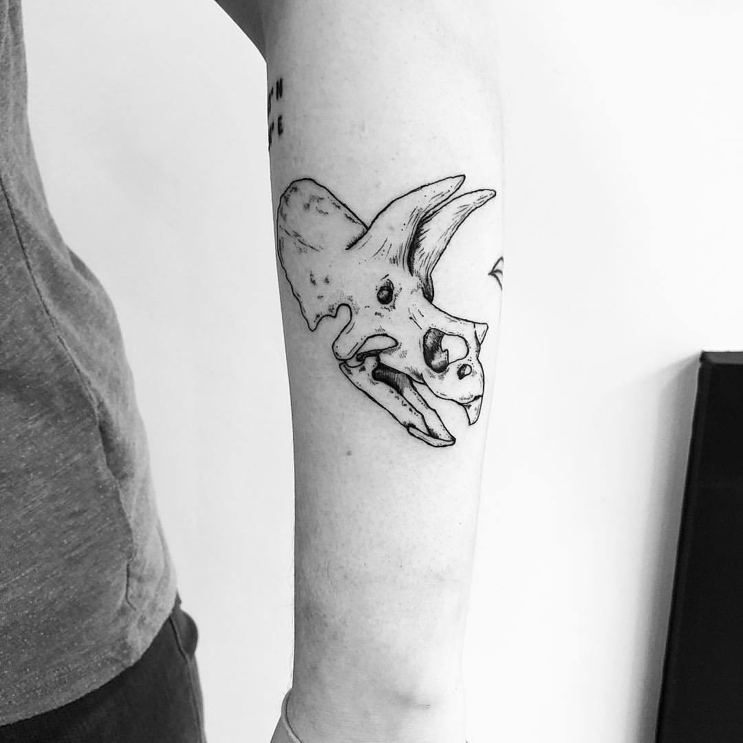 Holy Triceratops Tattoo  Ink Nerd
