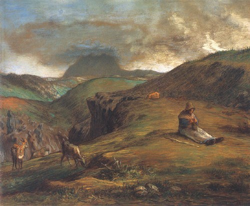 artist-millet: Puy de Dôme, Jean-Francois MilletMedium: pastel,paperwww.wikiart.org/en