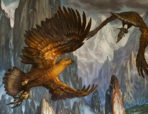 Huor and Hurin Approaching Gondolin  by Donato Giancola