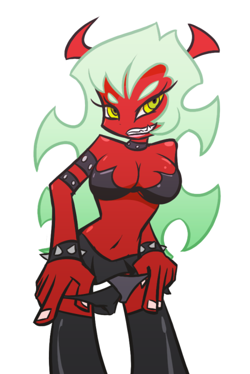 zedrin-maybe:  Scanty and Kneesocks to go with the Panty and Stocking from yesterday. nsfw version here   these sexy demon chicks~ <3