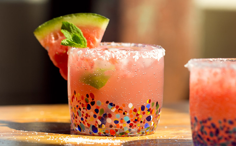 Skinny girl watermelon margarita