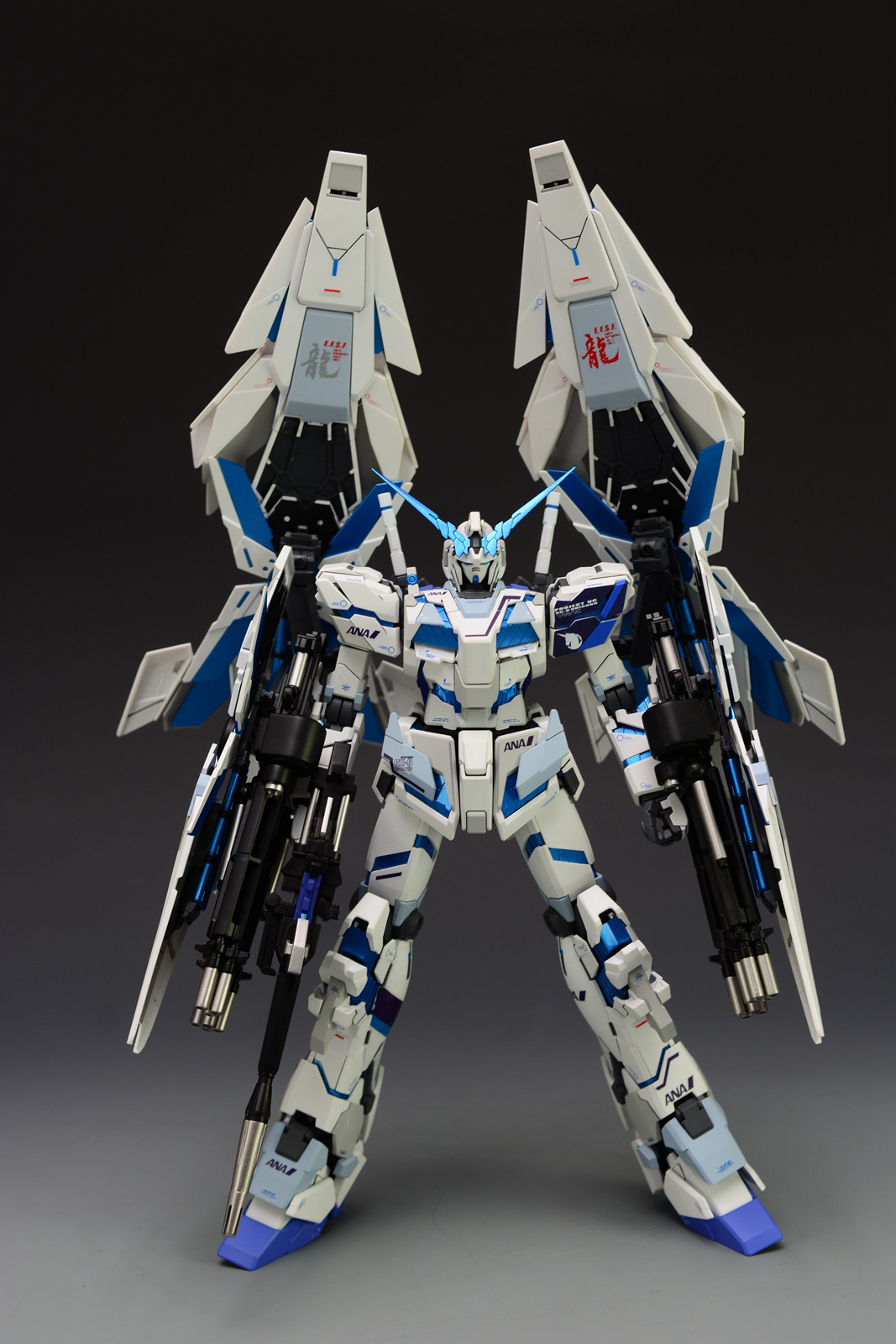 gunjap:  SH-STUDIO’s RX-0 Unicorn Gundam Full Shields Custom Ver.ANA: Full Photo