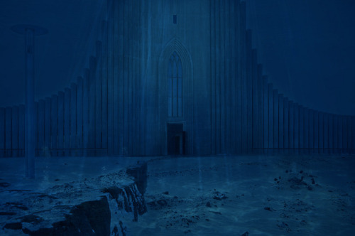 jeroenapers:United Land. Apocalyptische fotomontages van Francois Ronsiaux, wanneer de wereld verandert in Waterworld. Read More