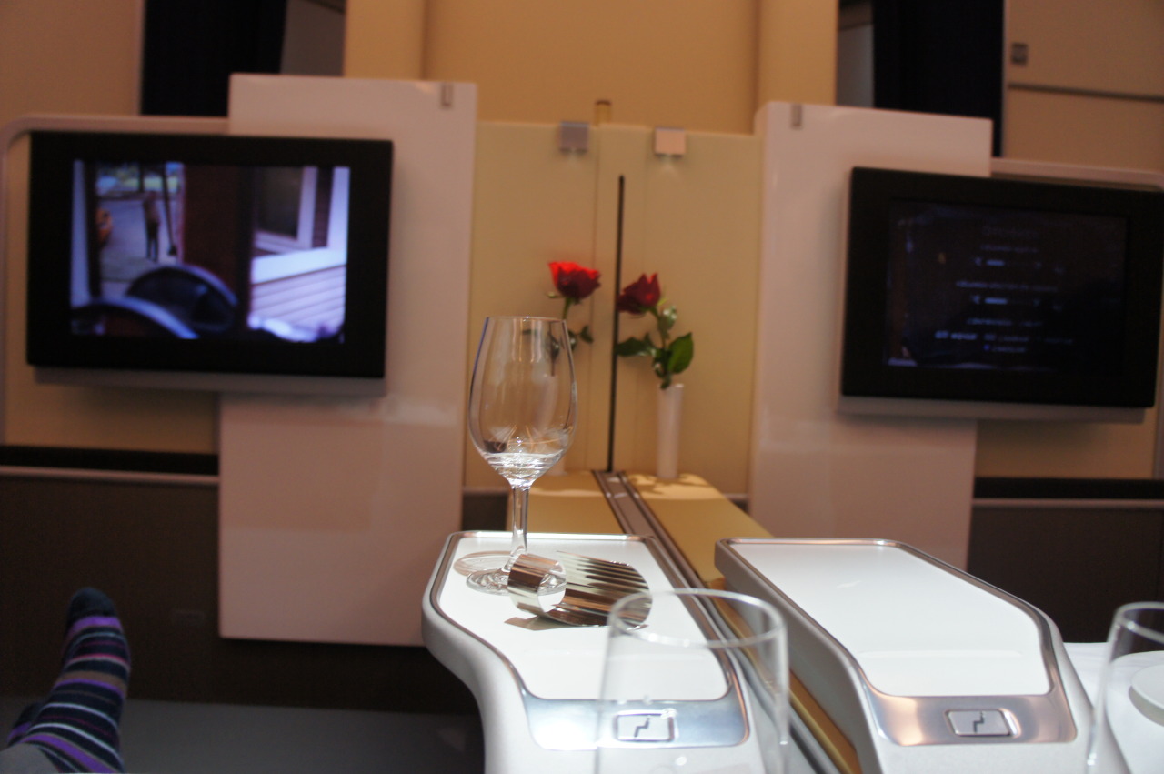 nomellamesfriki:  Primera clase de un Lufthansa Airbus 380  
