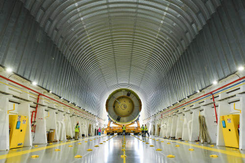 Last Test Article for NASA’s SLS Rocket Departs Michoud Assembly Facility : The last of four s