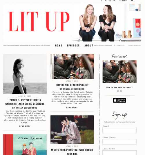 Check out ‘Lit Up,’ a warm, witty new podcast series for literary lovers. It’s like being at the ult