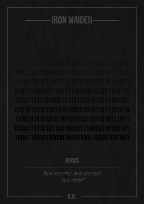 Minimalism + Iron Maiden - “Virtual XI” + “Virus”