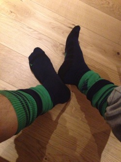 rugbysocklad:  My rugby socks today! :-)