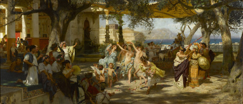 Henryk Siemiradzki - The Judgement of Paris - 1892- Link to High resolution -