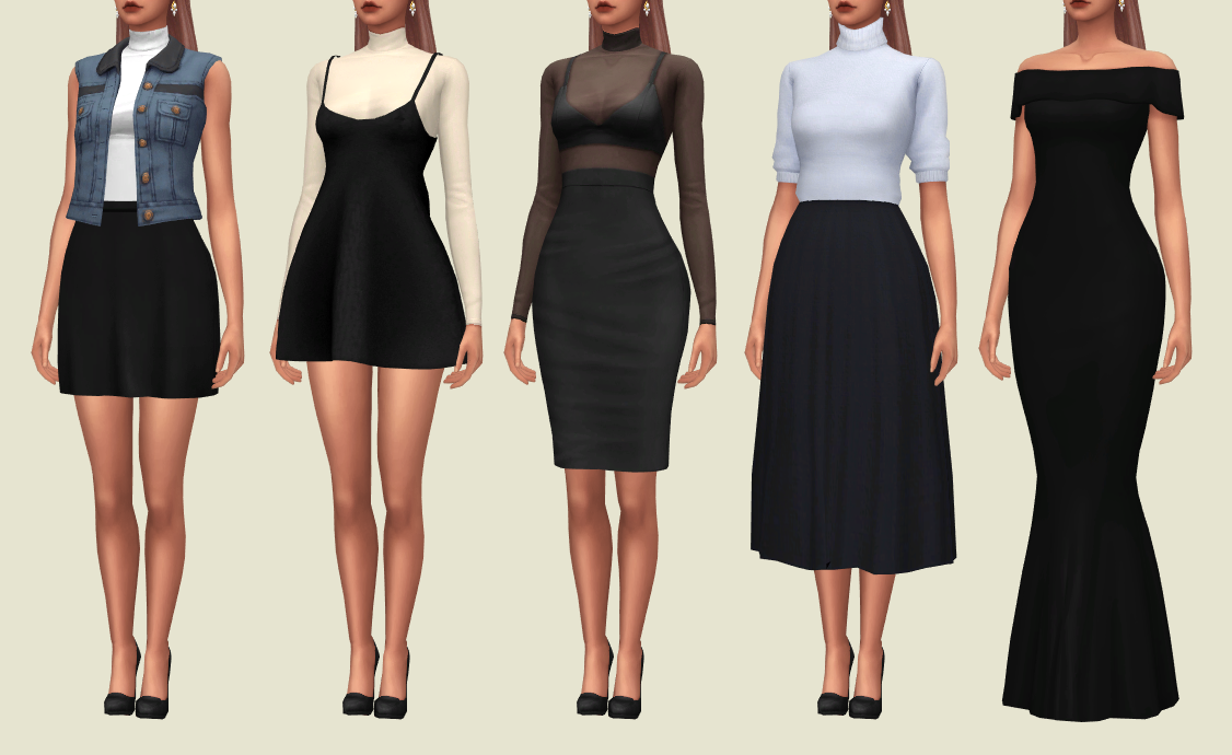 Sims 4 CC Party Dress