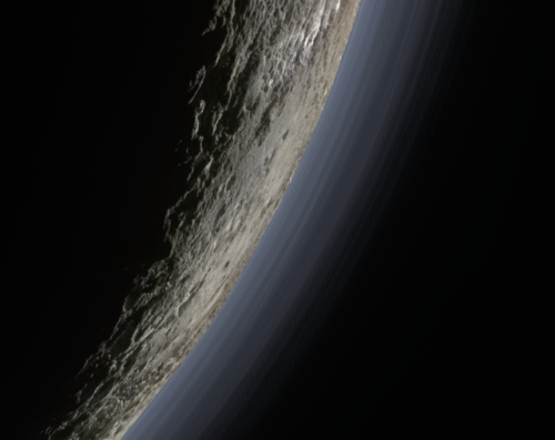 This shot of Pluto, taken by New Horizons just minutes after closest approachImage Credit: NASA/John