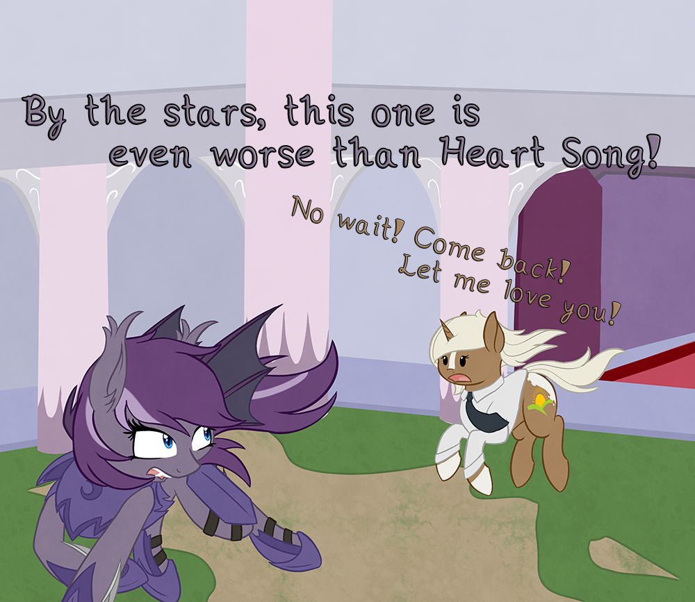 askheartandviolet:[Violet Rose]: “I do not think I will ever get used to Canterlot.