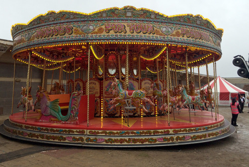 itscolossal:  Welcome to Dismaland: A First Look Inside Banksy’s New Art Exhibition Housed Inside a Dystopian Theme Park 
