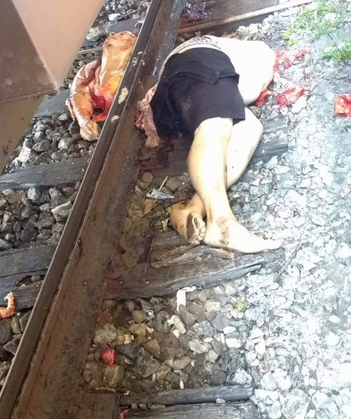 punymortal217: Rio de Janeiro - Woman commits suicide by jumping in front of moving train.