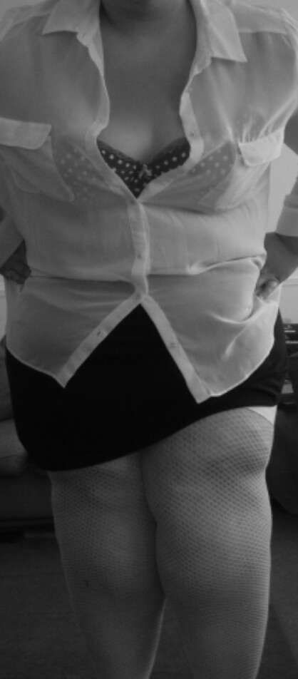 hot-horny-bbw:  I’ve been a very very bad secretary boss…