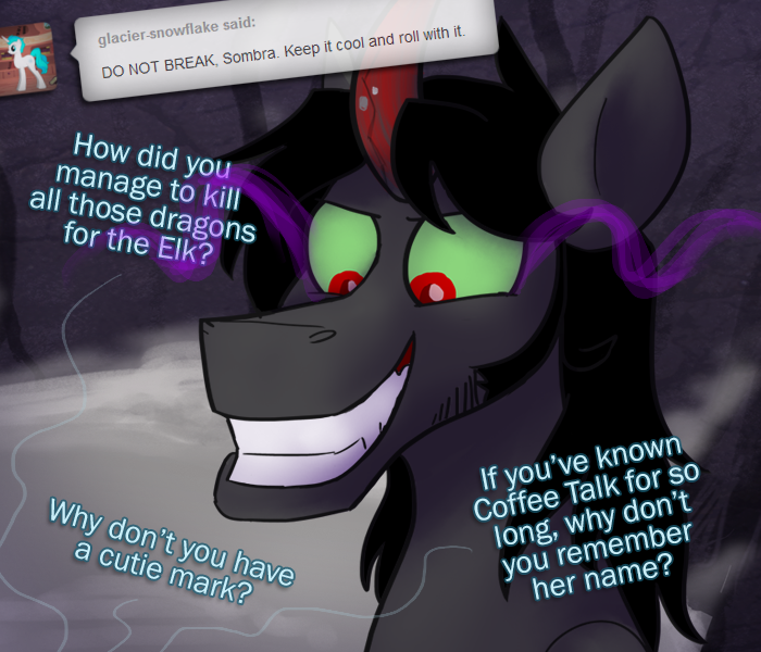 ask-king-sombra:  The Nice-O-Meter. Brought to you by the creators of the Royal Bitch-o-Meter.