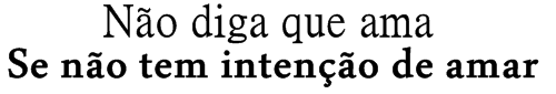 Então ele disse