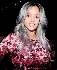 birdiekorine:  xthedeathofme:  vulturesintrees:  winchestersarrow: Dascha Polanco at the Tracy Reese Fashion Show during Mercedes-Benz Fashion Week Spring 2015  I’m fucjing screaming   Wow  i need her hair i don’t think i can stress that enough
