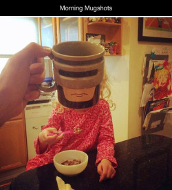 tastefullyoffensive:  Morning Mugshots by Lance Curran (via imgur)Related: Photos Combined by Stephen McMennamy