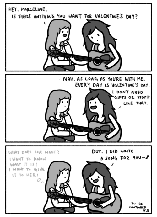 Valentine’s Day comic part 1As long as you’re with me, every day is Valentine’s Day&hellip;is litera