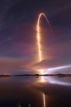 spaceexp:  Time Lapse Space Shuttle launch