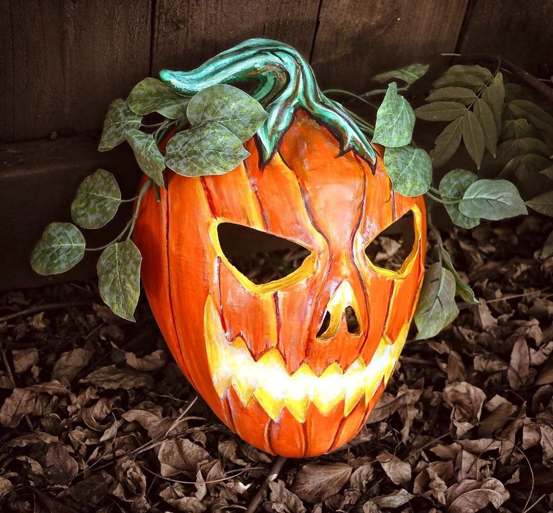 Gray Eldritch A Full Face Version Of The Jack O Lantern Mask I Gray Eldritch A Full Face Version Of The Jack O Lantern Mask I