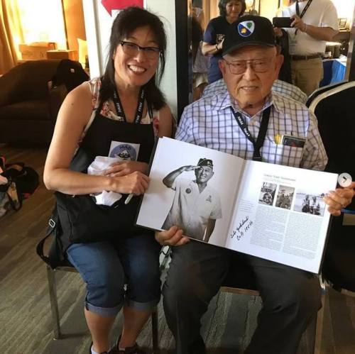 Here is Shirley &amp; Toke Yoshihashi at the Friends and Family of Nisei Veterans reunion at Califor