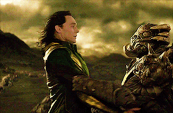 elvenlords:Thor and Loki saving each other.