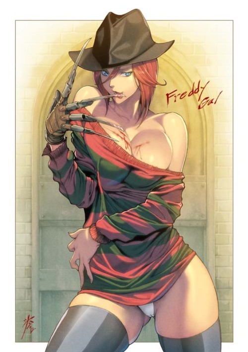 #hentaiplusg #ecchi A Nightmare On El, Street - Freddy Gal