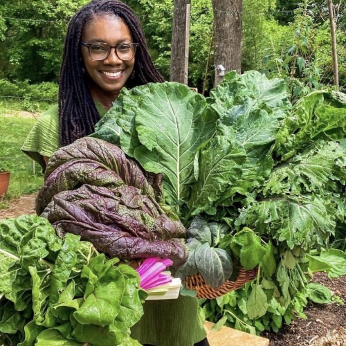 yanthecapricorn:Black Women and their harvests🌿🧺🍅🥬