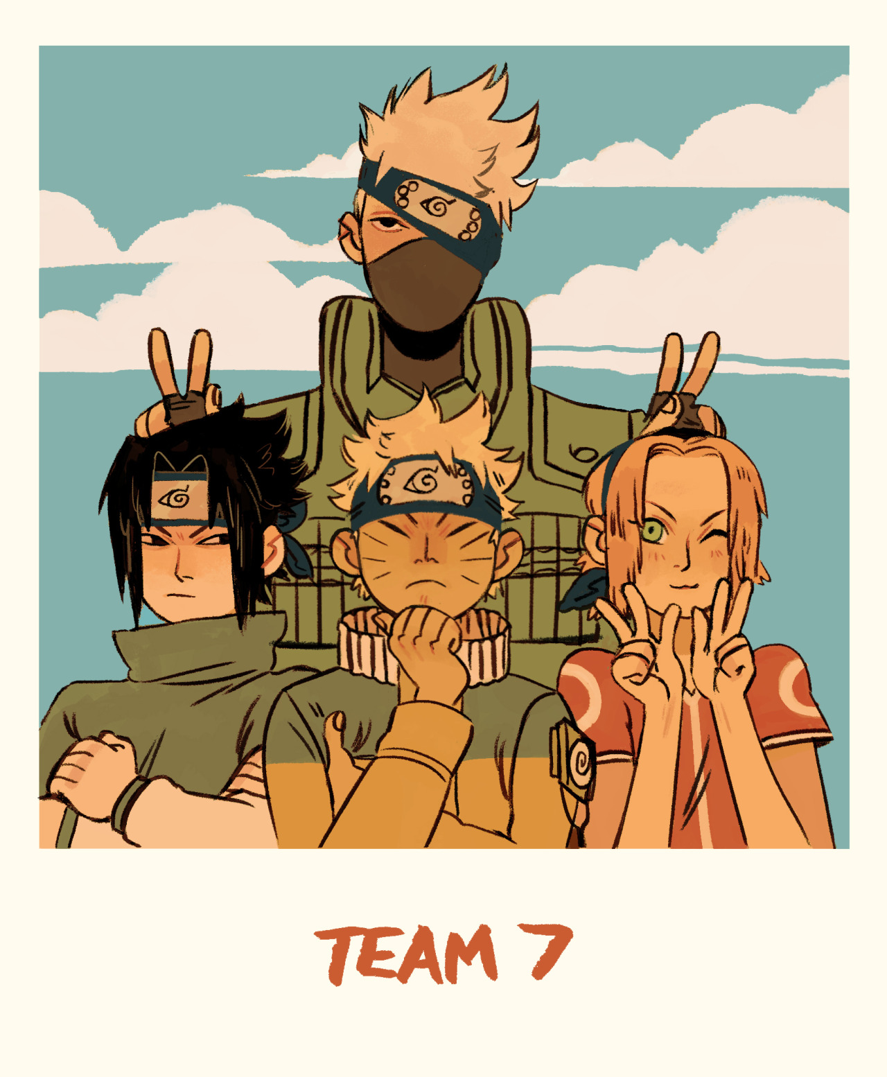 sarakipin:  Chūnin exam polaroids!  