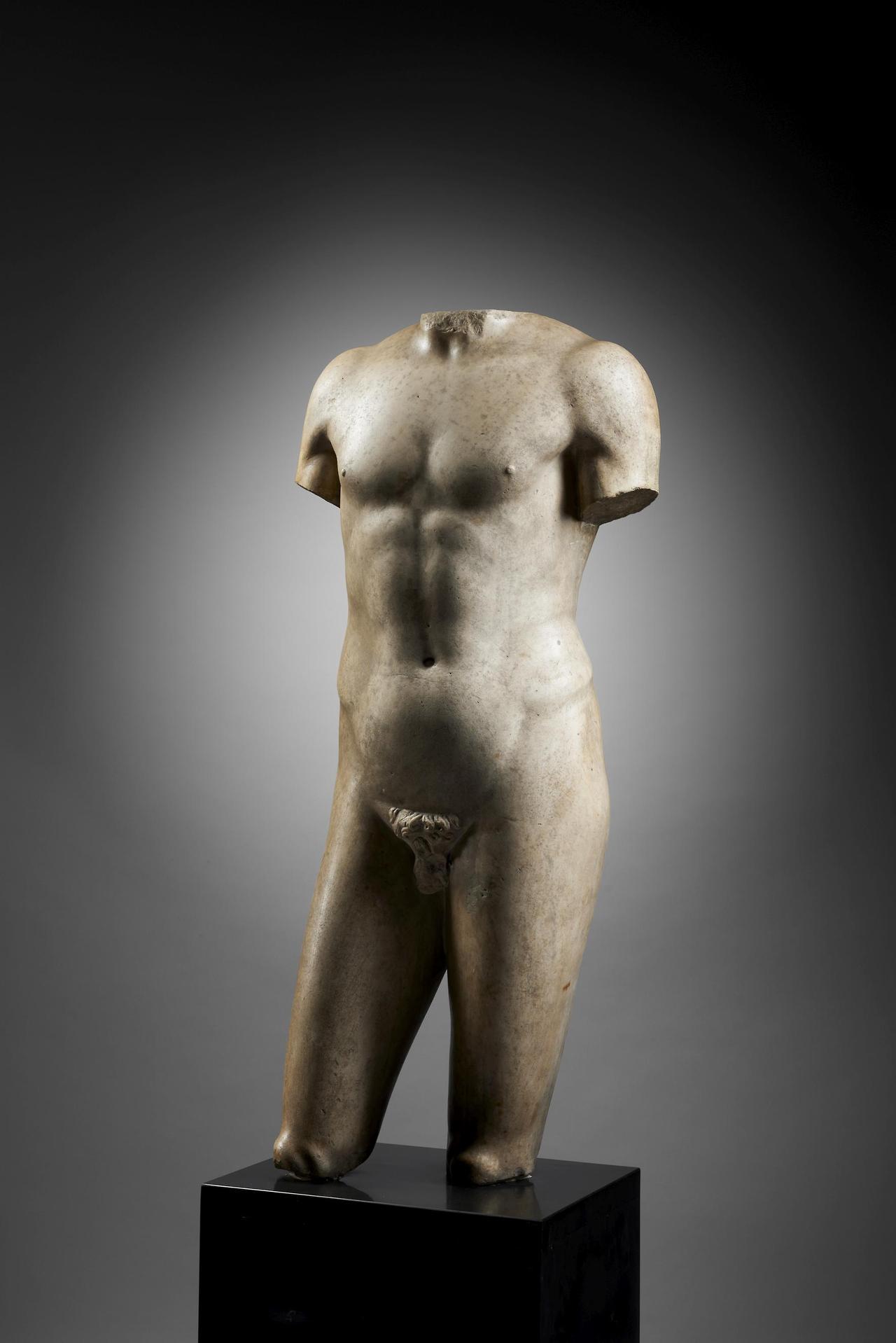 ganymedesrocks:  Headless statue of a naked standing ‘Apollo’Roman circa 1st