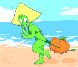 sketchapod: month of Peridot - day 4  pumpkin,