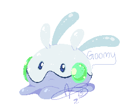 doodleloser:  Practicing some more pixel/binary styles~ Eevee for funzies, Goomy cause ya, and Growlithe for sailorcatbutt!
