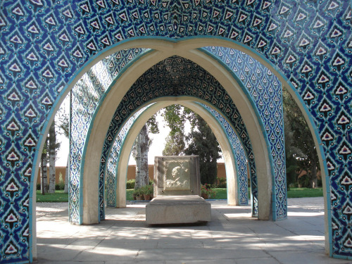 Tomb of the 19th century painter, Kamal-ol-Molk, Nishapur, Iran. (by Elias Pirasteh)