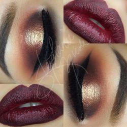 sissy-maker:  Sissy makeup and lipstick properly