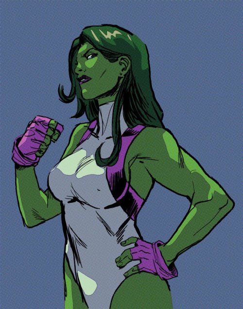 Sex comicsforever:  She-Hulk // artwork by Amilcar pictures