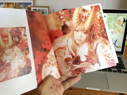 Bought a couple of mini photobooks from 2 of my favourite cosplayers - Tomia and Ely, at Anime Festi