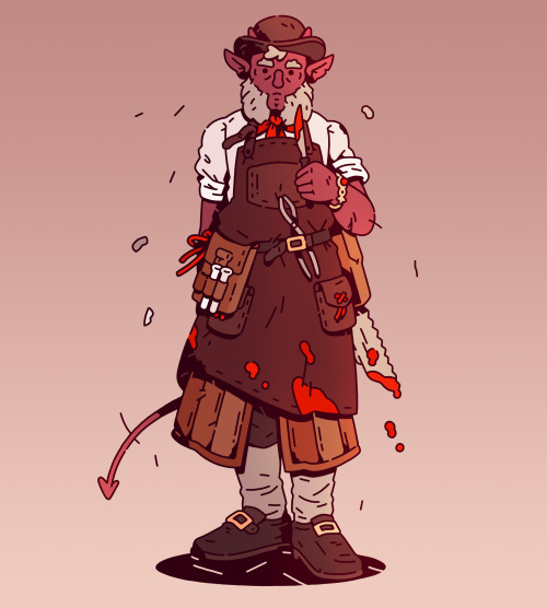 Dr. Chapman the Tiefling Rogue. Many were wary of the tiefling doctor when he first sailed into the 