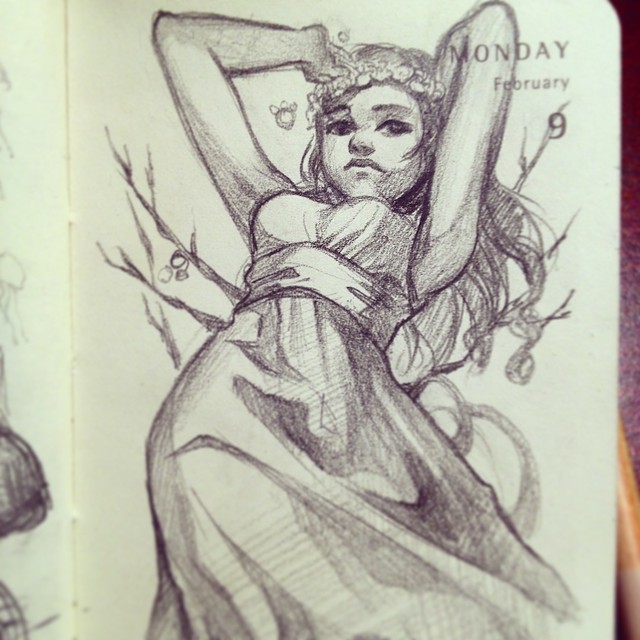 qinni:  More instagram daily-sketch dumpon my dA 