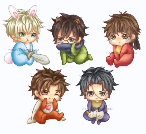 sengokuotaku82: yuumira: Anyone remember this Azuchi babies fanart? Well here’s the Kasug