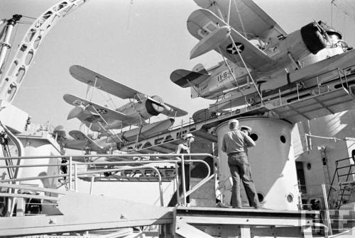 Heavy cruiser air group Indianapolis, 1936