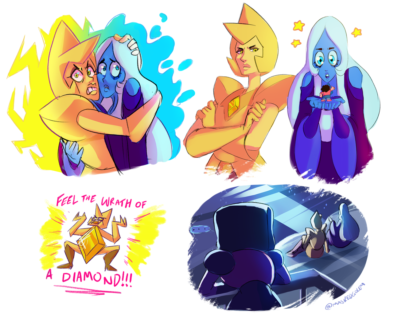 maskedgolem: Some diamond doodles between other work